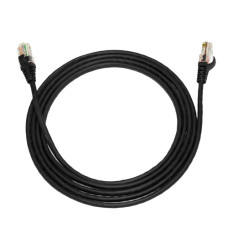 Cabo de Rede 2,5 metros Cat5e Preto Plus Cable