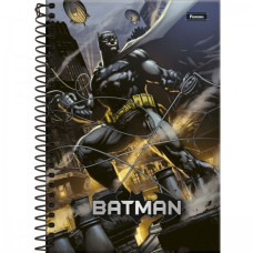 Caderno 160 Folhas 10 Matérias Capa Dura Batman FSC Foroni