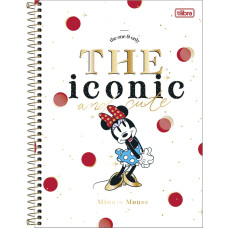 Caderno 80 Folhas 1 Matéria Capa Dura Minnie Core Tilibra