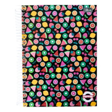 Caderno 160 Folhas 10 Matérias Capa Pepper Feminino Tilibra