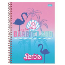 Caderno 80 Folhas 1 Matéria Capa Dura Barbie Teen Foroni