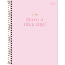 Caderno 80 Folhas 1 Matéria Capa Dura Happy Tilibra