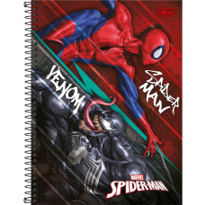 Caderno 80 Folhas 1 Matéria Capa Dura Spider Man Tilibra