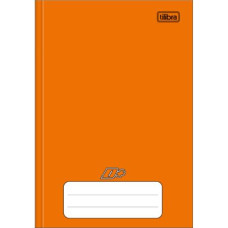 Caderno Brochura 1/4 48 Folhas Capa Dura Laranja Tilibra