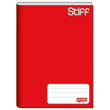 Caderno Brochura 1/4 96 Folhas Capa Dura Stiff Vermelho Jandaia