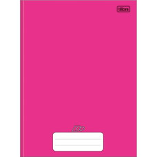 Caderno Brochura 48 Folhas Capa Dura Rosa Tilibra