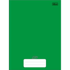 Caderno Brochura 48 Folhas Capa Dura Verde Tilibra