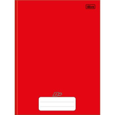 Caderno Brochura 48 Folhas Capa Dura Vermelho Tilibra