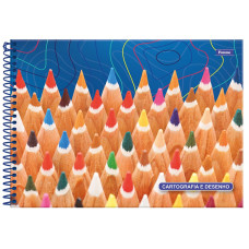 Caderno de Desenho Cartografia Capa Dura 96 Folhas Foroni Caderno de Desenho Cartografia Capa Dura 96 Folhas Foroni