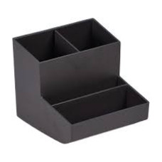 Organizador de Mesa Plástico Preto Carbrink
