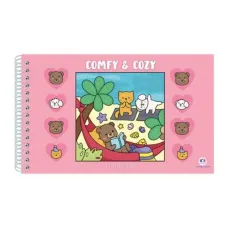 Livro de Colorir Comfy e Cozy Ciranda Cultural