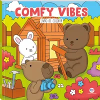 Livro de colorir Sunny Days e Fuzzy e Cute Ciranda Cultural