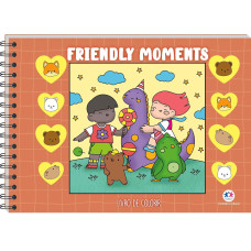 Livro de Colorir Friendly Moments Ciranda Cultural