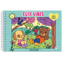 Livro de Colorir Cutes Vibes Ciranda Cultural