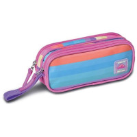 Estojo Escolar Duplo 21X9X6CM MF23034 Colorido Clio