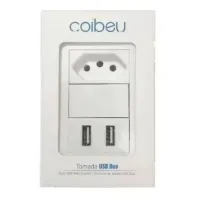 Interruptor 1 Tomadas 2 Usb RN105 Coibeu