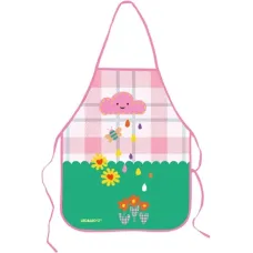 Avental Infantil Escolar com Bolso Jardim Leo e Leo