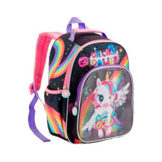 Mochila Escolar Infantil 16" 41CM Unicorn Power DL1439