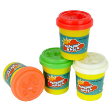 Massinha de Modelar com 4 Potes 200g DM Toys
