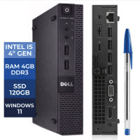 Computador Dell Mini Optiplex 3020 I5-4590T 120GB SSD 4GB RAM Semi-novo Computador Dell Mini Optiplex 3020 I5-4590T 120GB SSD 4GB RAM Semi-novo