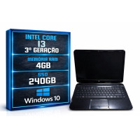 Notebook Dell Pavilion Seekbook Core i3 3°Geração SSD 240gb 4GB RAM Notebook Dell Pavilion Seekbook Core i3 3°Geração SSD 240gb 4GB RAM