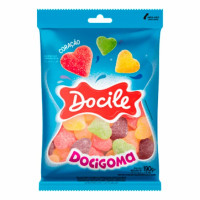 Bala Goma Coração  Docigoma 190G Docile