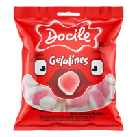 Bala Gelatines Beijo Docile 15G
