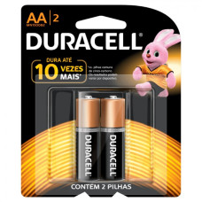 Pilha AA Alcalina com 2 MN1500B2 Duracell