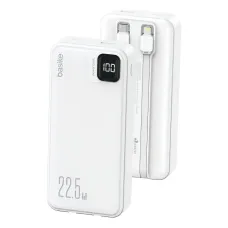 Power Bank 20000Mah 22.5W EL-2912 Eletro Branco Power Bank 20000Mah 22.5W EL-2912 Eletro Branco