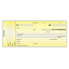 Nota Promissória 215x95mm 50 FLS 10035 São Domingos Nota Promissória 215x95mm 50 FLS 10035 São Domingos