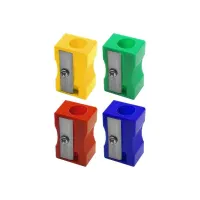 Apontador Plástico Simples com 2 Unidades 10408 Gatte Apontador Plástico Simples com 2 Unidades 10408 Gatte