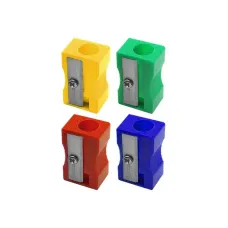 Apontador Plástico Simples com 2 Unidades 10408 Gatte Apontador Plástico Simples com 2 Unidades 10408 Gatte