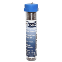 Tubo Solda Estanho 1mm 22g Cobix Tubo Solda Estanho 1mm 22g Cobix