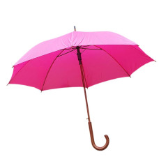Guarda-Chuva Automático Colonial 8 Varetas Cabo J em Madeira Rosa MZ-306.6 Mizpa Guarda-Chuva Automático Colonial 8 Varetas Cabo J em Madeira Rosa MZ-306.6 Mizpa