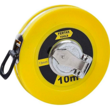 Trena fita de fibra em estojo de PVC 10m x 13mm 8004 Fertak