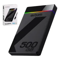 HD Externo Slim 2.5" 500GB HDE-S5GL USB Tipo-C Exbom HD Externo Slim 2.5" 500GB HDE-S5GL USB Tipo-C Exbom