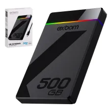 HD Externo Slim 2.5" 500GB HDE-S5GL USB Tipo-C Exbom
