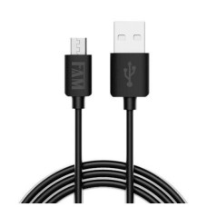 Cabo de Celular Micro USB V8 2m 2.1a Preto FCA-X820 FAM