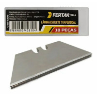 Lâmina para Estilete Trapezoidal com 10 Unidades 4209 Fertak