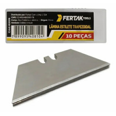 Lâmina para Estilete Trapezoidal com 10 Unidades 4209 Fertak