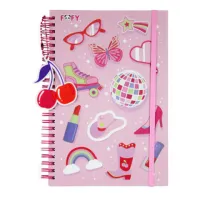 Caderno Capa Dura 14x21 cm 80 Folhas Fofy Caderno Capa Dura 14x21 cm 80 Folhas Fofy