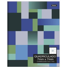Caderno 80 Folhas Brochura CD Quadriculado 7mmx7mm Foroni Caderno 80 Folhas Brochura CD Quadriculado 7mmx7mm Foroni