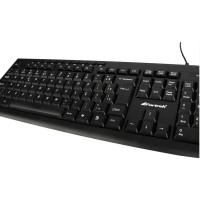 Teclado Multimídia USB OLK-101 Preto Fortrek