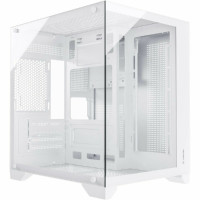Gabinete ATX Gamer Clarity Branco Lateral Vidro Fortrek