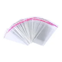 Saco para Embalagem Transparente Adesivado 7cmx12cm com 100 Unidades Four Star