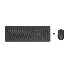 Combo Teclado e Mouse Wireless 330 Preto HP