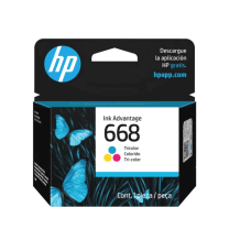 Cartucho HP 668 Colorido Original 7FP36VL – 3ml
