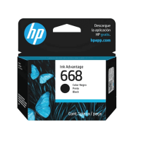 Cartucho HP 668 Preto Original 7FP37VL – 3ml