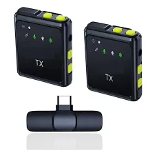 Microfone de Lapela sem fio Wireless para Usb-C MK11 H'Maston