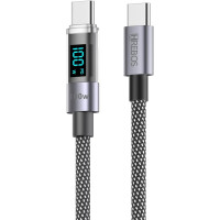Cabo Dual Type-C  Turbo 100W Midnight 2 Metros CB-372C Hrebos